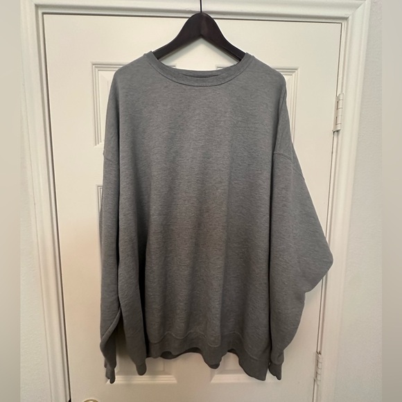 Men’s Vintage Fruit of the Loom Gray Crewneck 4XL/TG - Picture 4 of 9